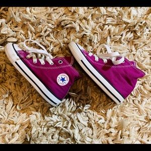 Toddler Purple Converse High Tops